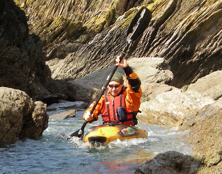 Adrian among the rocks