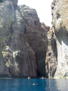 Bay of Elbo, ravine