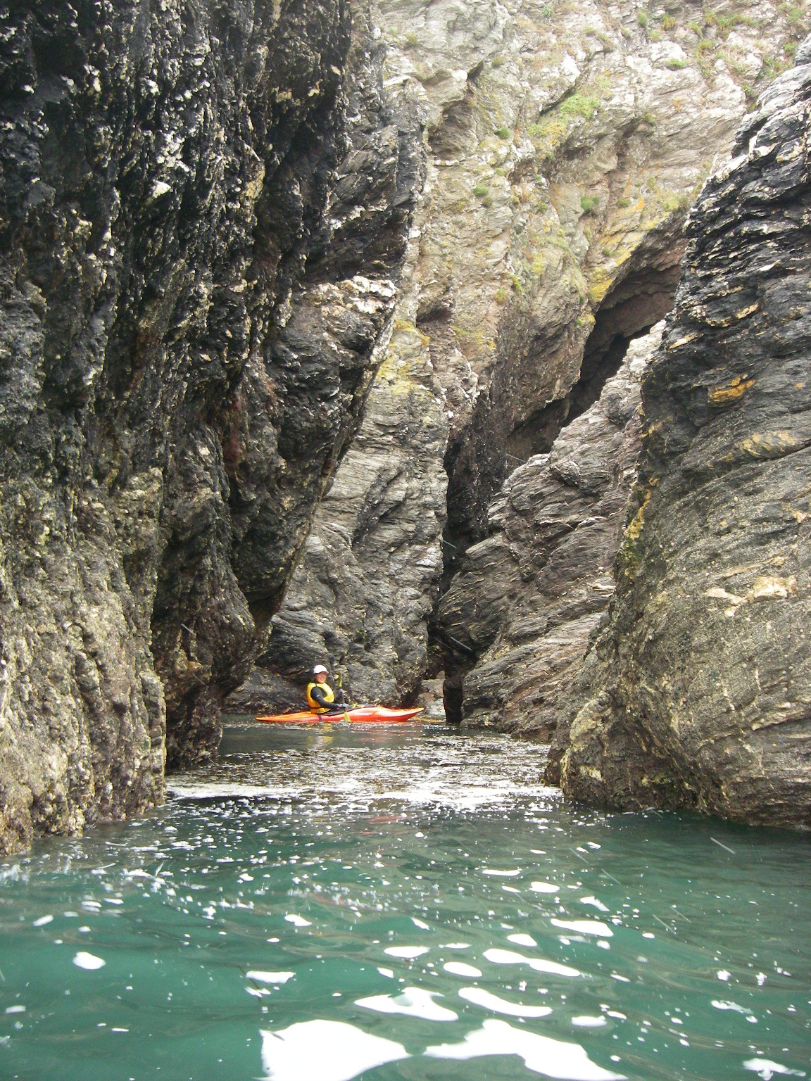 A canyon below Decklers Cliff