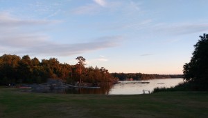 evening at Jarnavik campsite