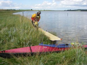 boats on grass