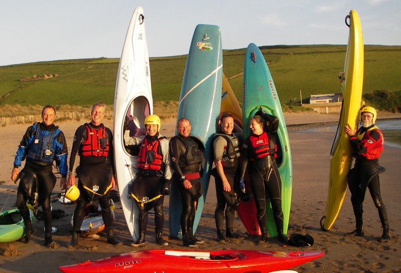 surfing at bantham