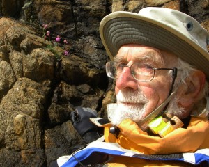 Tim with Armeria maritima