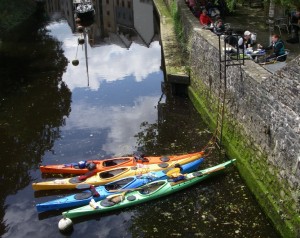 ladder landing Totnes